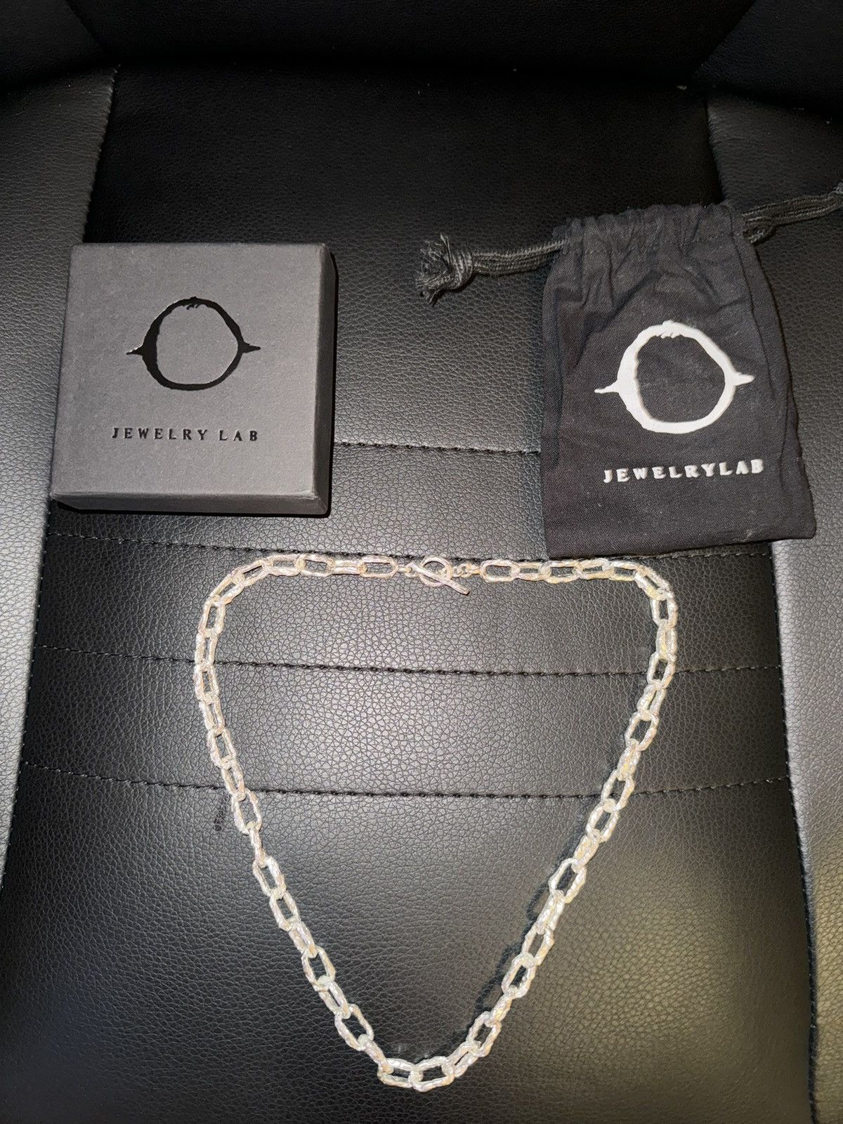 image of 925 Silver x Link Jewerlylab Ula Chain Necklace 925 Sterling Silver, Men's