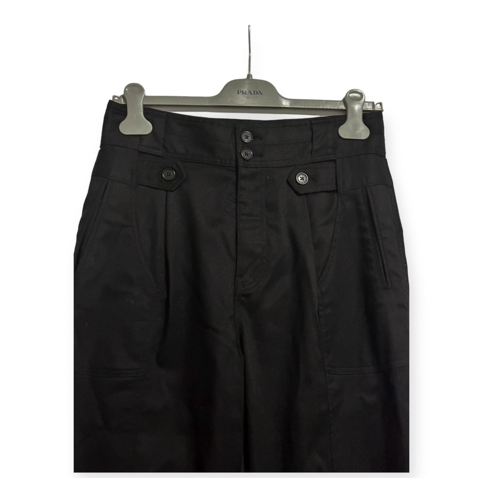 Nili Lotan Nili Lotan Hannah Black high-rise cropped pants, Size 6 Size 28" / US 6 / IT 42 - 3 Thumbnail