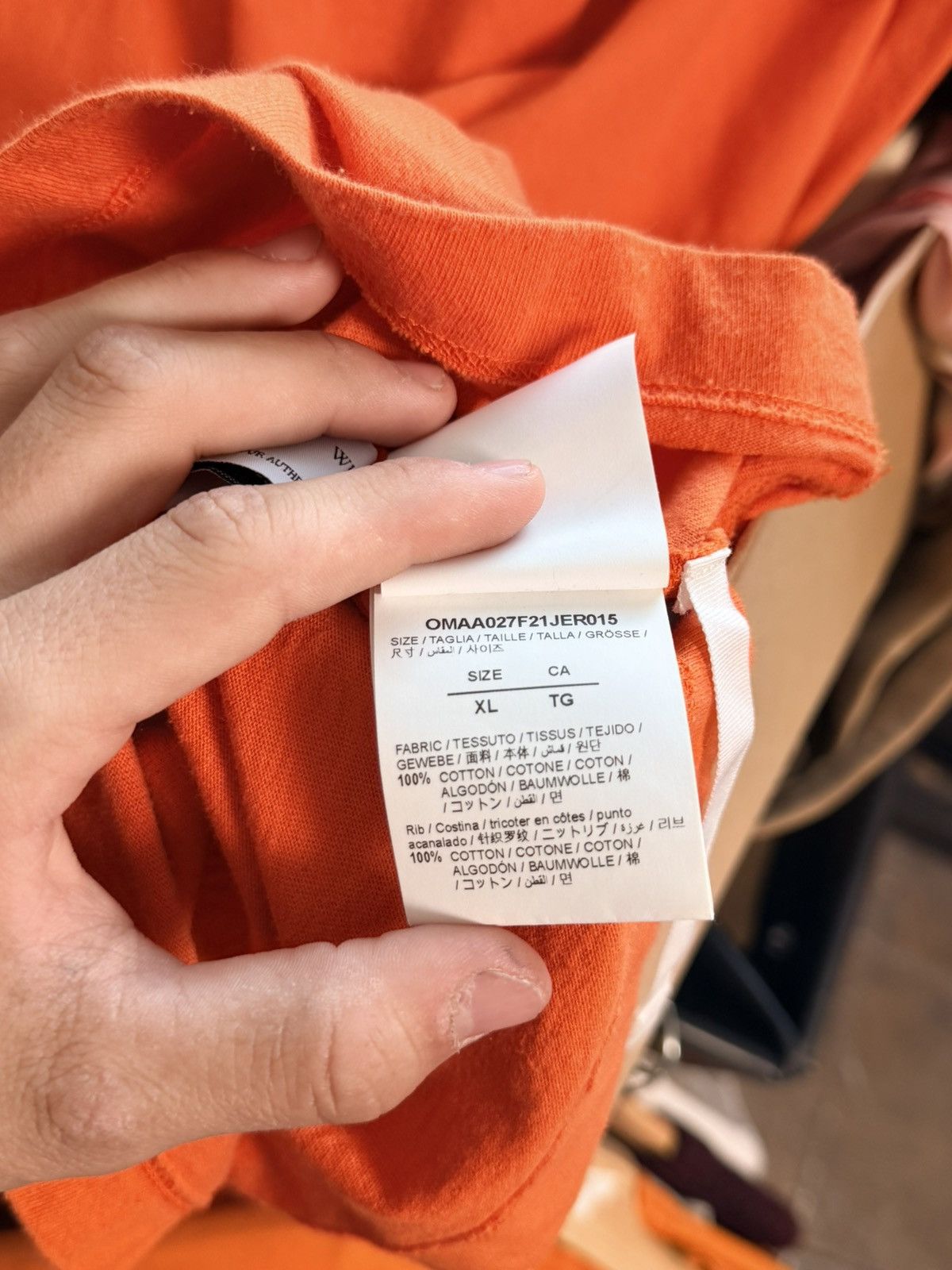 Off-White Off white Logo Tee Size US XL / EU 56 / 4 - 7 Thumbnail