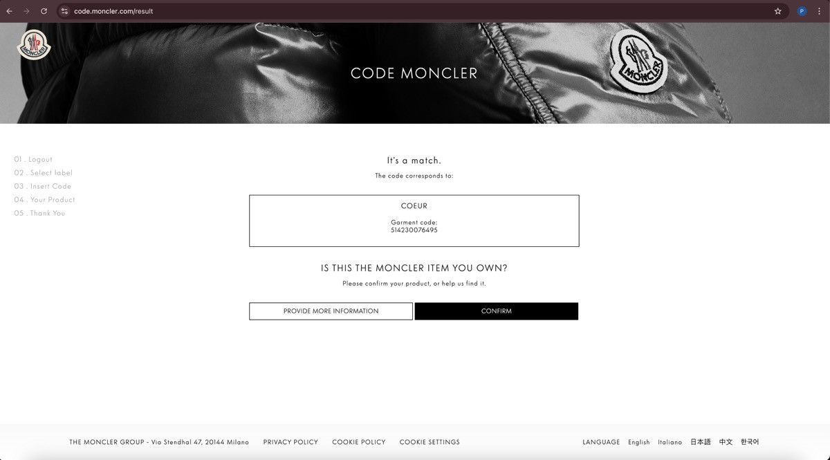 Moncler Authentic Moncler Coeur Jacket Size 1 (S) Size S / US 4 / IT 40 - 3 Thumbnail