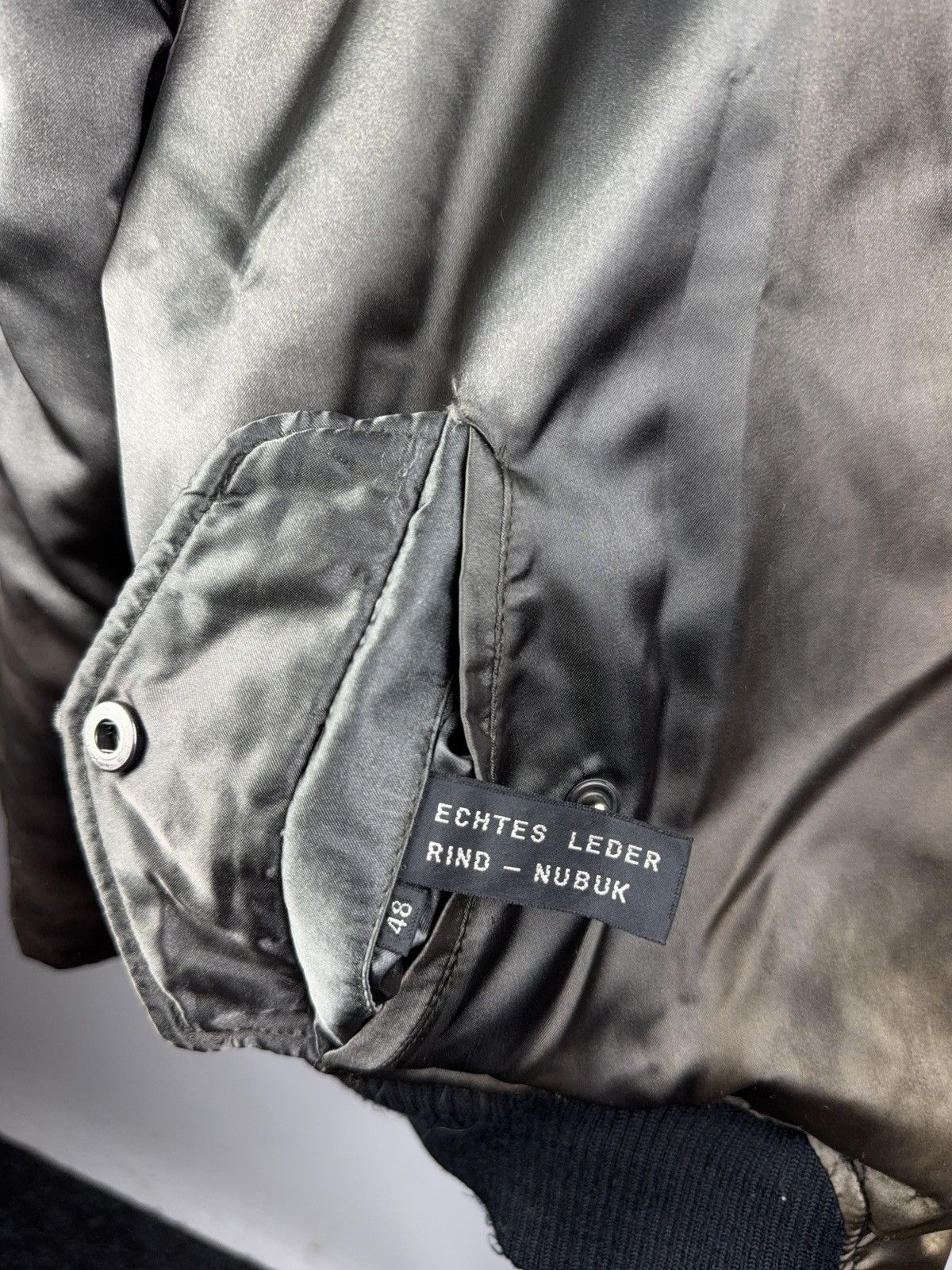 Other Vintage 90s Picdor Club Air Force Leather Bomber Jacket Size US S / EU 44-46 / 1 - 10 Thumbnail