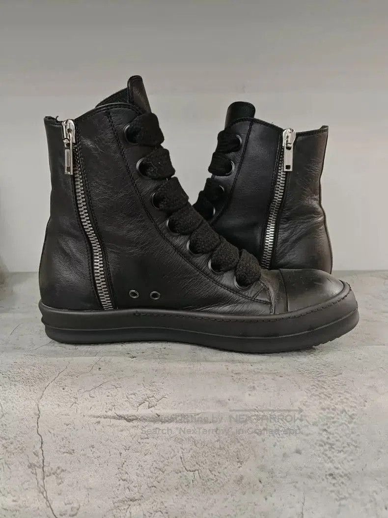 Rick Owens Rick Owens Black High Top Sneakers. Size US 10.5 / EU 43-44 - 6 Thumbnail