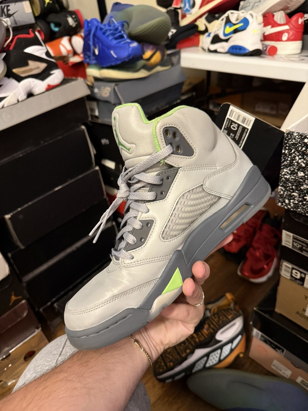 Jordan Brand Jordan 5 retro green bean size 10.5 Size US 10.5 / EU 43-44 - 3 Thumbnail