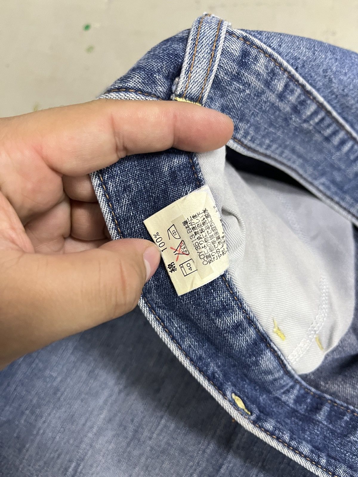Big John × Japanese Brand × Jean 90s Vintage Big John Carpenter Shorts Denim Size US 34 / EU 50 - 11 Thumbnail
