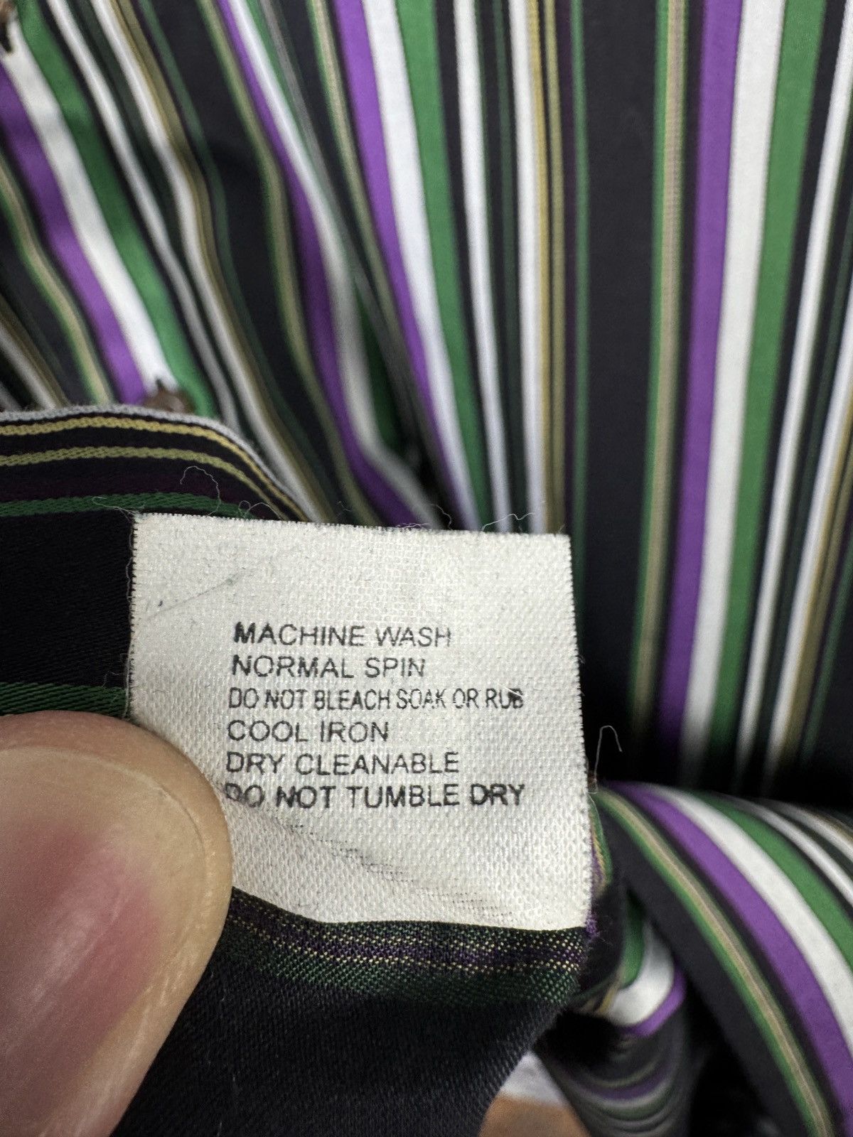 Etro Men’s Etro Milano Striped Shirt Button Up Long Sleeve Size38 Size US M / EU 48-50 / 2 - 9 Thumbnail
