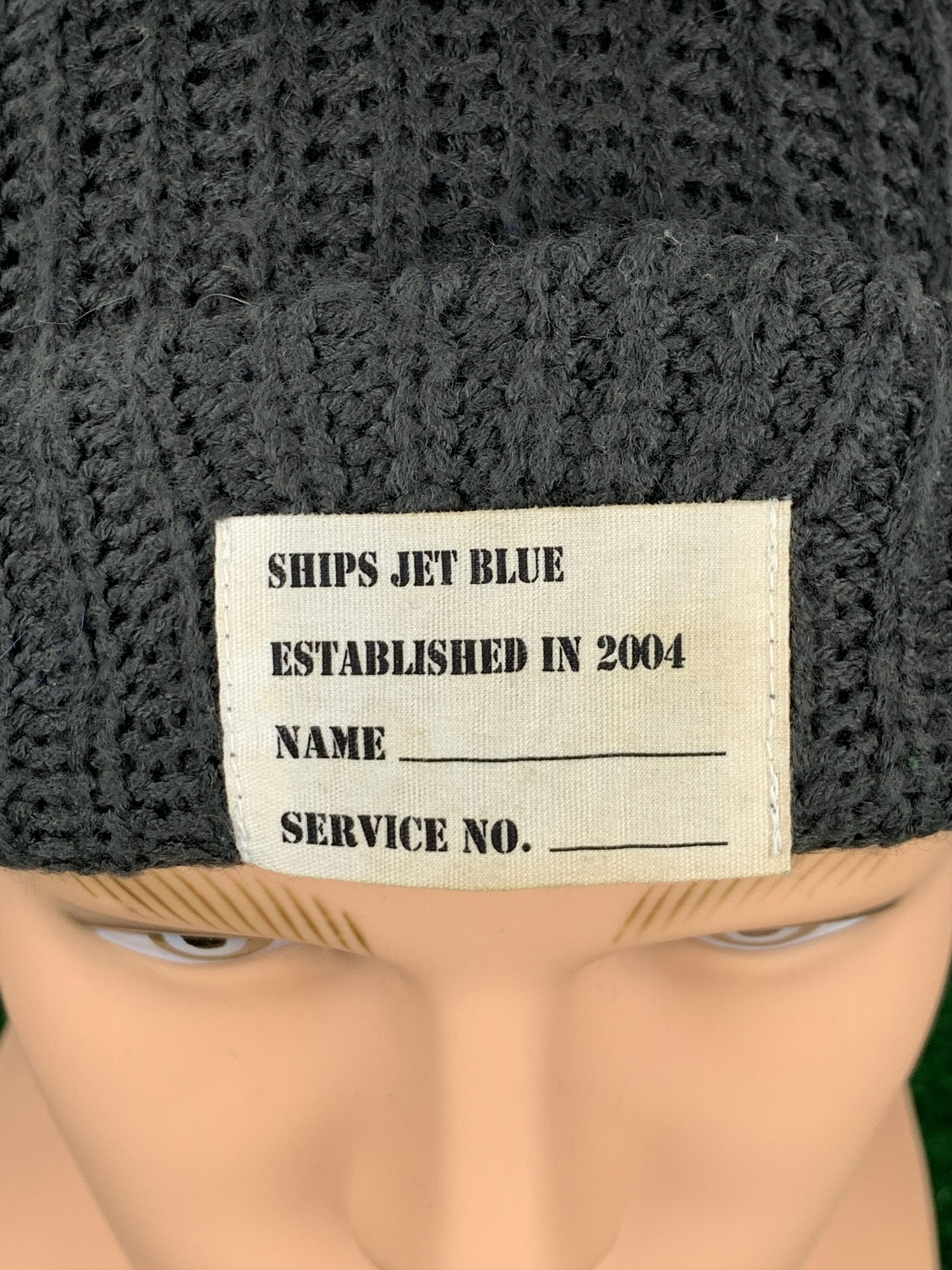 Japanese Brand Vintage Ships Jet Blue Beanie Snowcap Hat BA0028 Size ONE SIZE - 4 Thumbnail