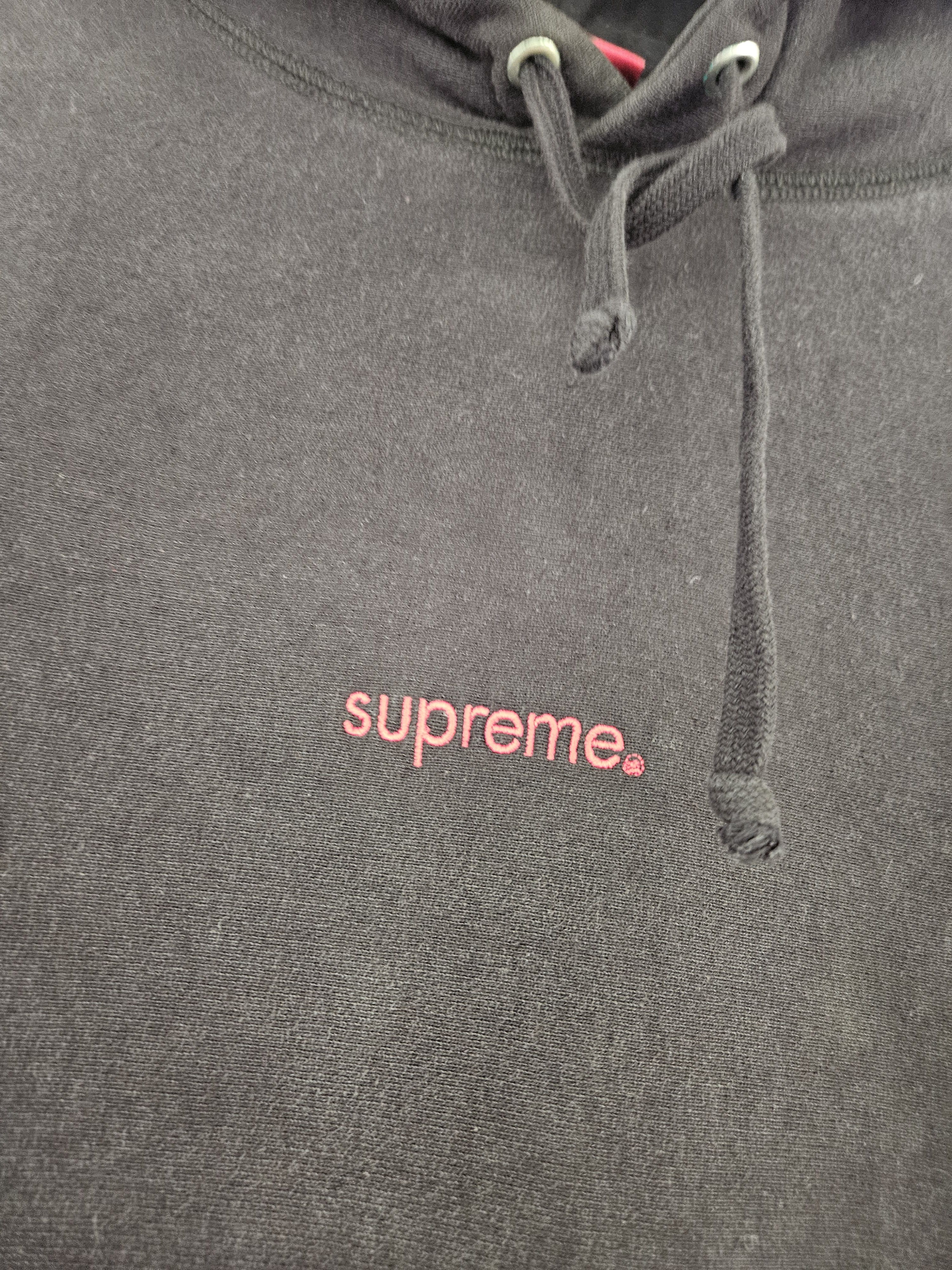 Supreme Supreme Trademark Logo Black Red Hoodie Size US M / EU 48-50 / 2 - 2 Thumbnail