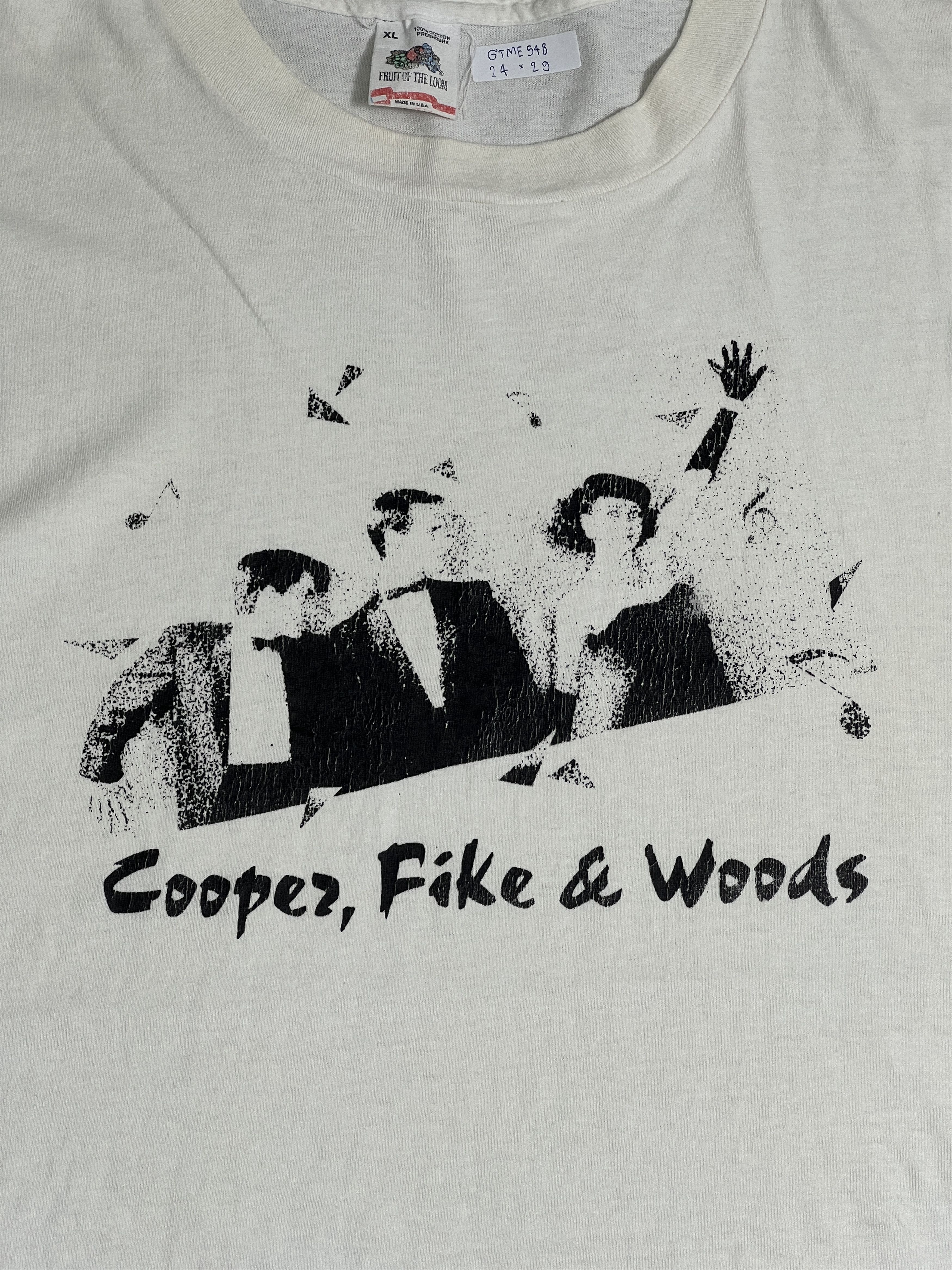 Vintage Vintage 90s Cooper, Fike & Woods Graphic Tee (XL) GTME548 Size US XXL / EU 58 / 5 - 2 Thumbnail