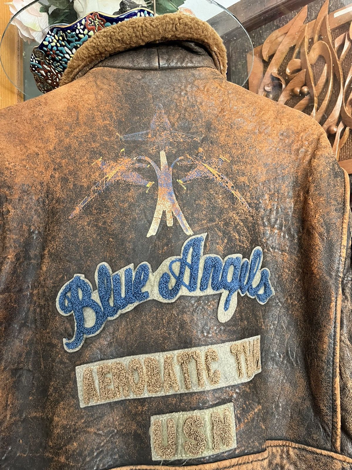 Avirex Vintage Avirex Blue Angels Fighter Pilot Jacket Size US S / EU 44-46 / 1 - 11 Thumbnail