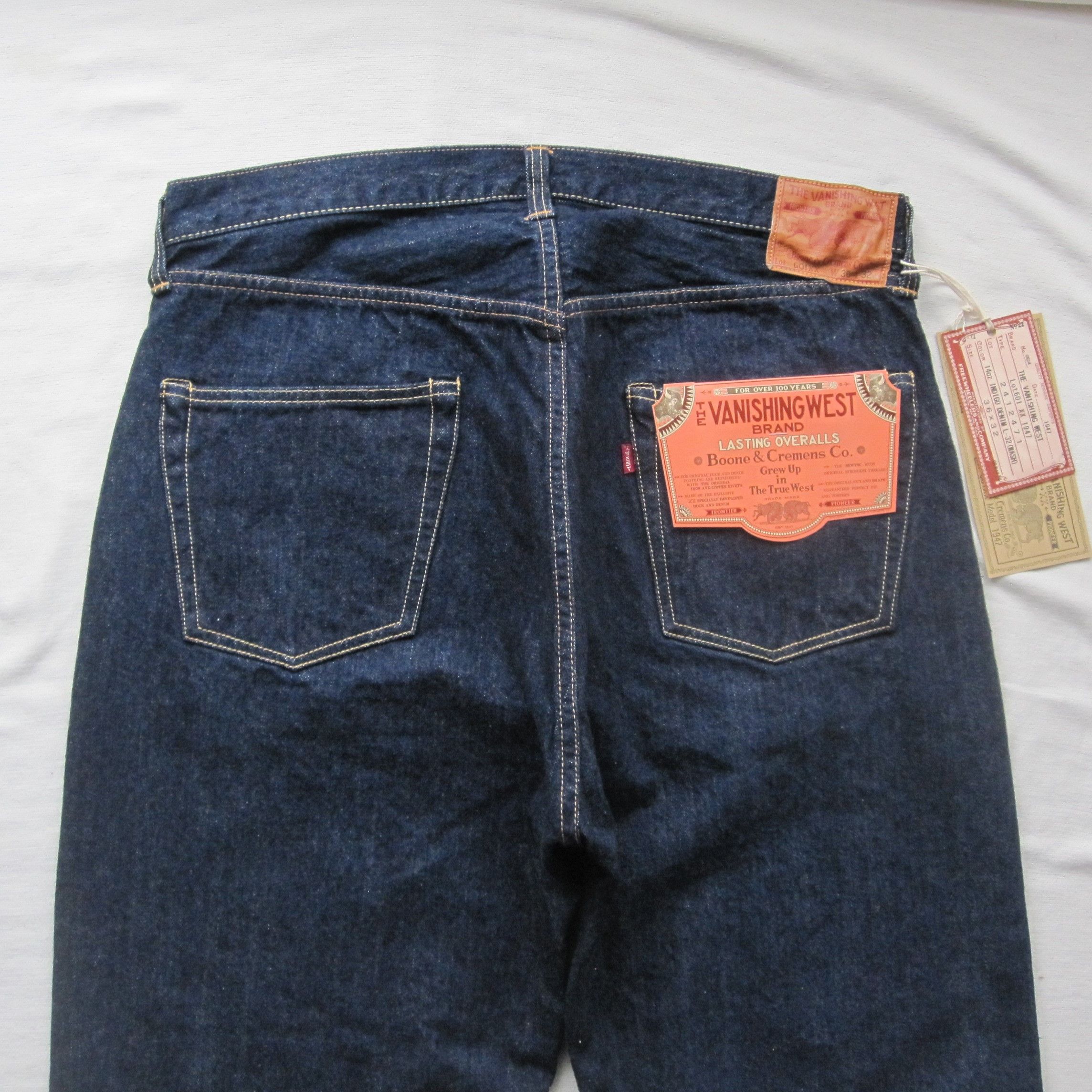 Freewheelers “Lot 601XX" 1947 DENIM PANTS Size US 36 / EU 52 - 8 Thumbnail