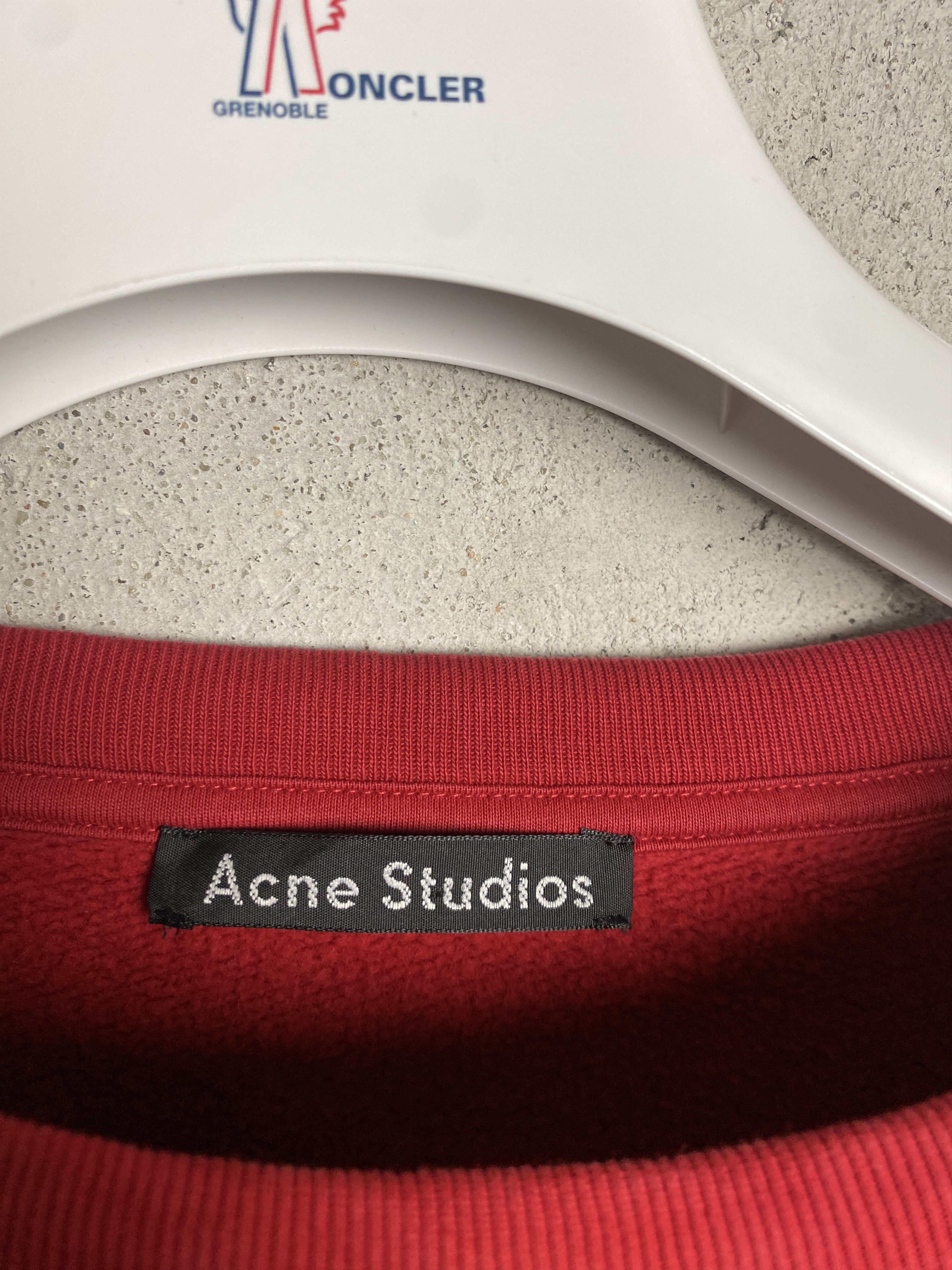Acne Studios Acne Studios Fairview Face small logo crewneck sweatshirt Size US M / EU 48-50 / 2 - 3 Thumbnail