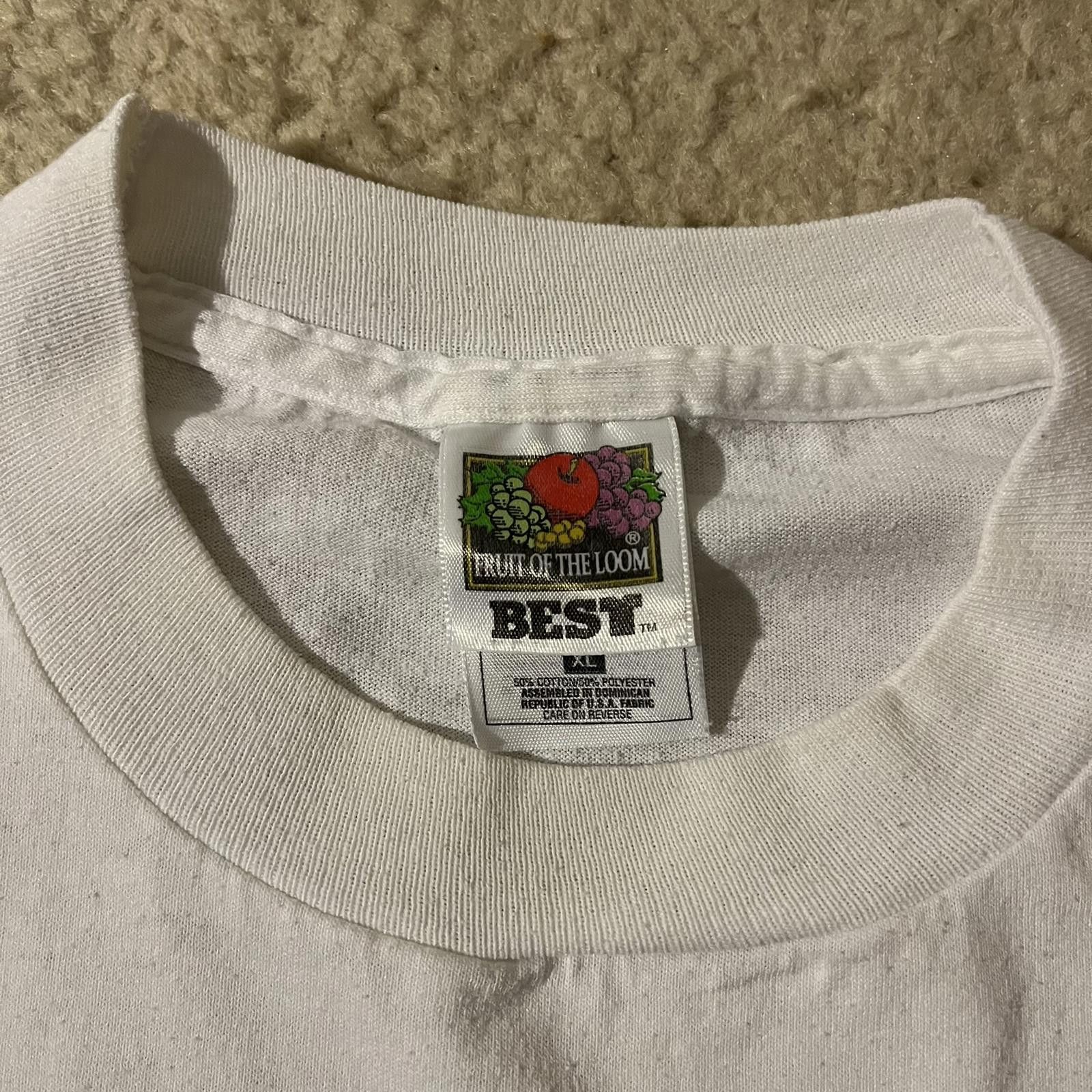 Fruit Of The Loom VTG 90s Ride the Ducks Branson WHT Single Stitch Graphic Tee Size US XL / EU 56 / 4 - 5 Thumbnail