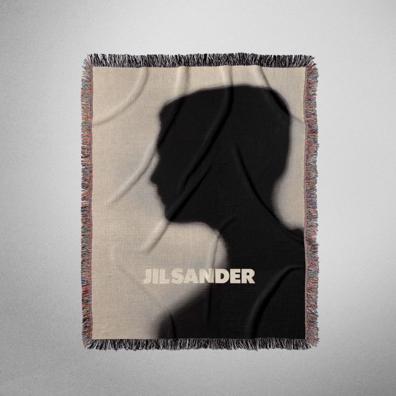 Jil Sander Jil Sander Blanket Woven Jacquard Art Fashion Gift Logo Size ONE SIZE - 2 Thumbnail
