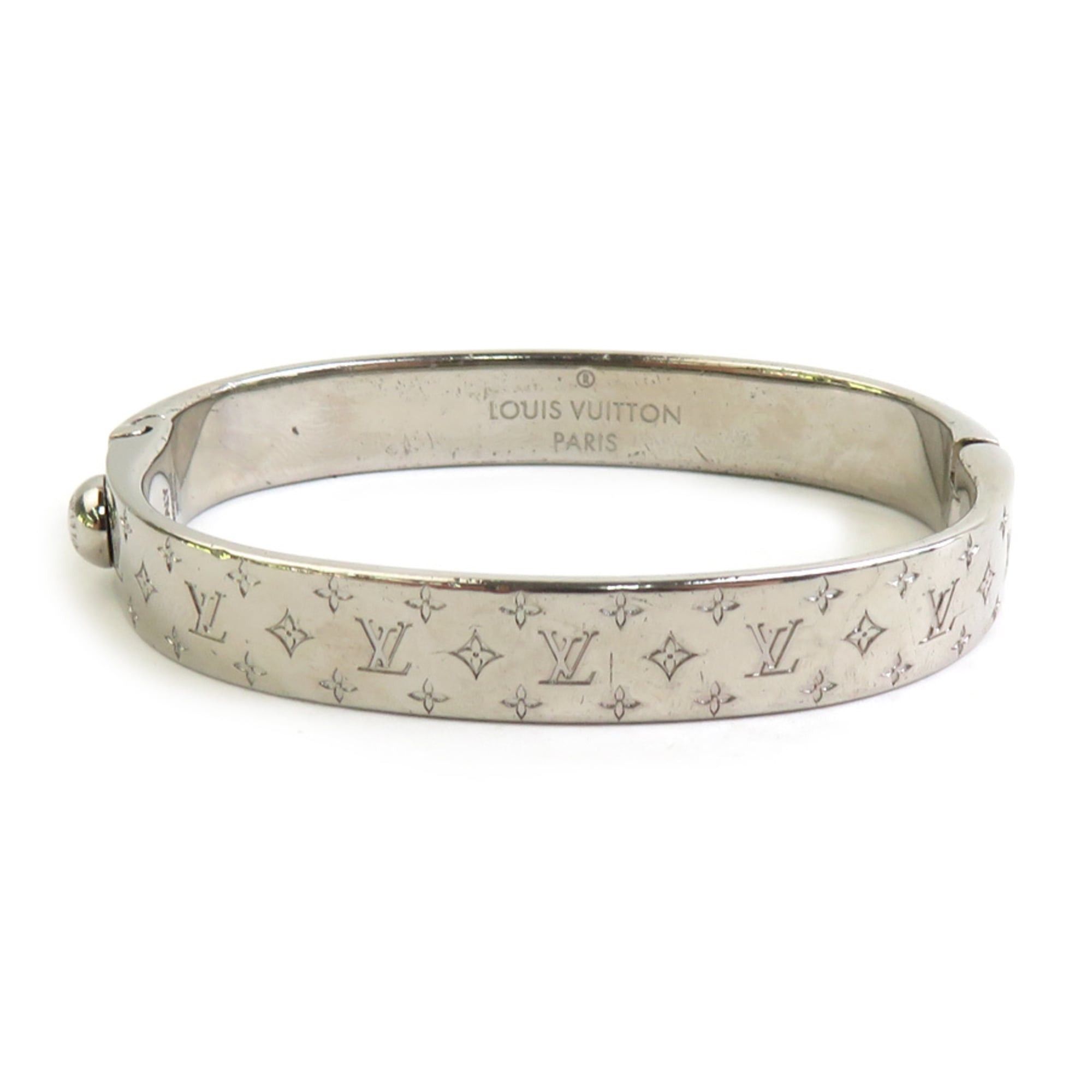 Louis Vuitton Louis Vuitton Bracelet Cuff Nanogram Metal Pink Gold Women's M00253 56727a Size ONE SIZE - 1 Thumbnail