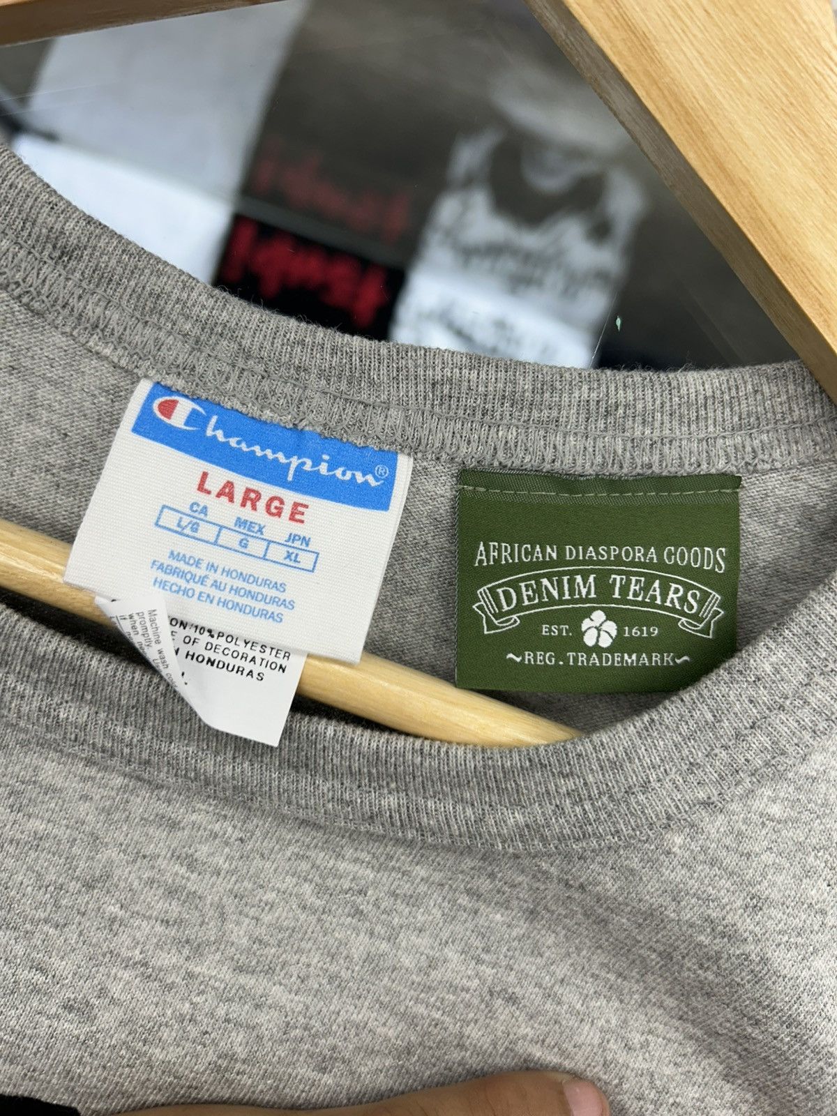 DENIM TEARS Mission statement Denim Tears T-shirt Size US L / EU 52-54 / 3 - 3 Thumbnail
