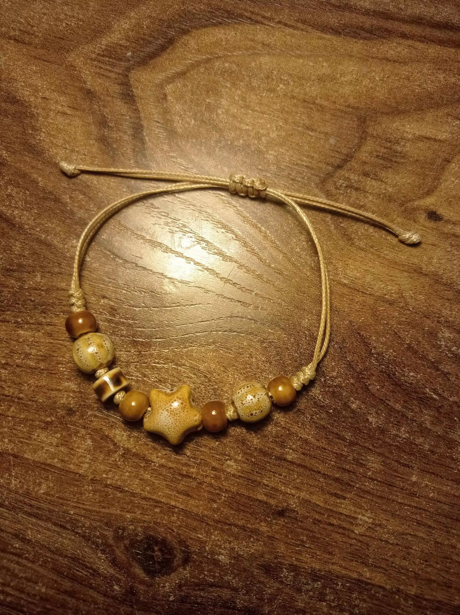 Handmade Star Ceramic Bracelet Handmade Jewelry Gift For Her Size ONE SIZE - 6 Thumbnail
