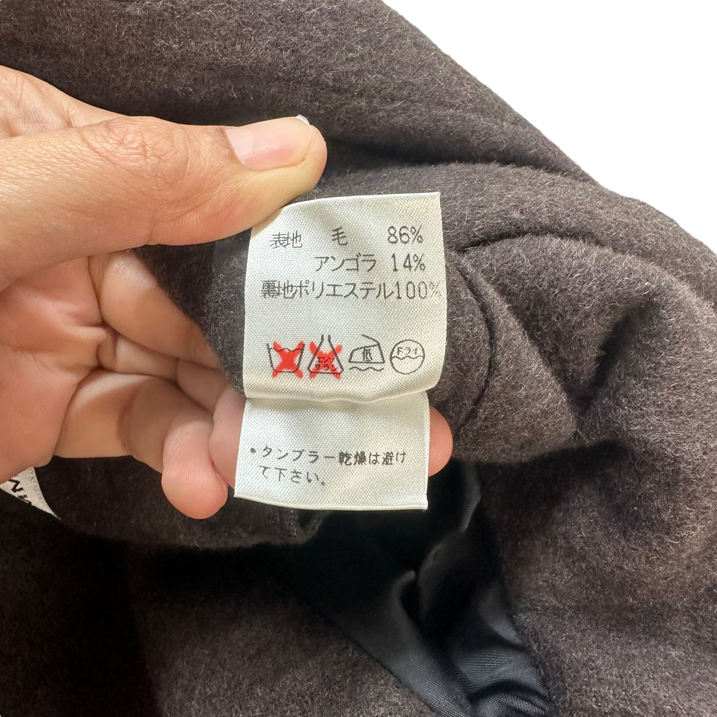 Japanese Brand RYKIEL HOMME WOOL COAT #7846-182 Size US M / EU 48-50 / 2 - 11 Thumbnail