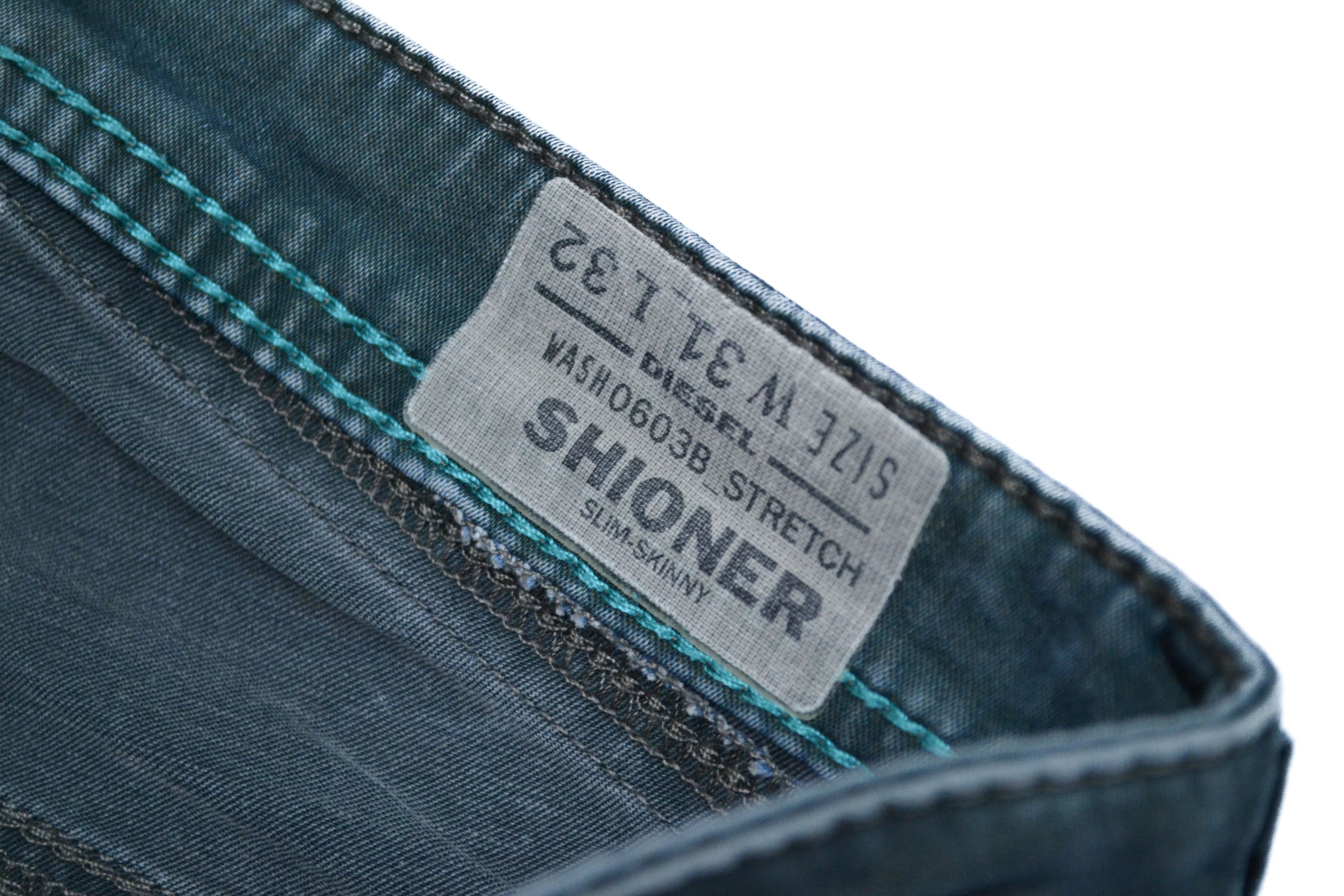 Diesel Diesel Shioner Slim-Skinny 0603B_Stretch Men’s Jeans Size US 31 - 3 Thumbnail