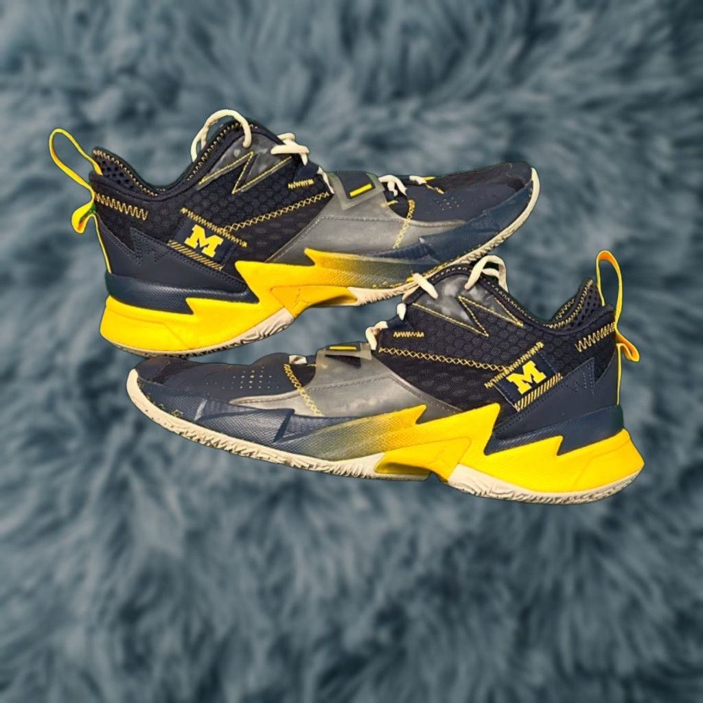 Nike Air Jordan WhyNotZero.3 Westbrook PE Michigan Wolverines Mens Basketball Size 16 Size ONE SIZE - 1 Thumbnail