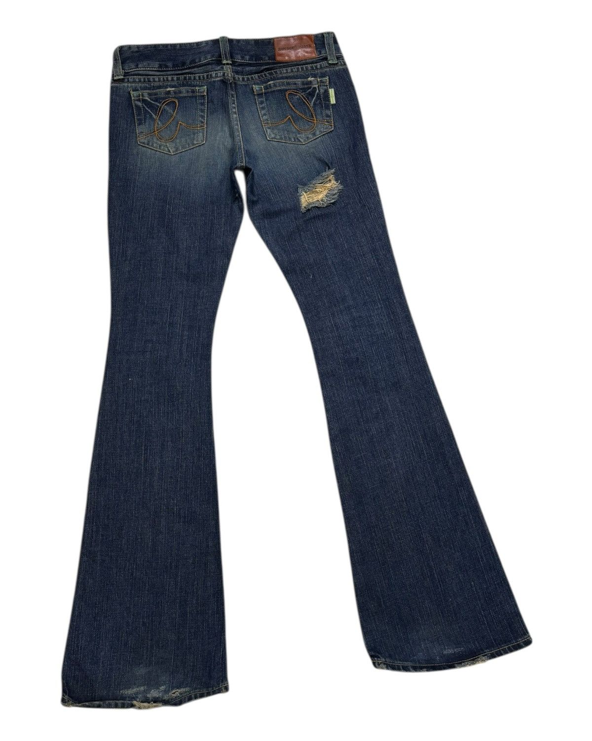 If Six Was Nine Banana Seven 🇯🇵 Bootcut Flared Denim Jeans Size 30" / US 8 / IT 44 - 4 Thumbnail