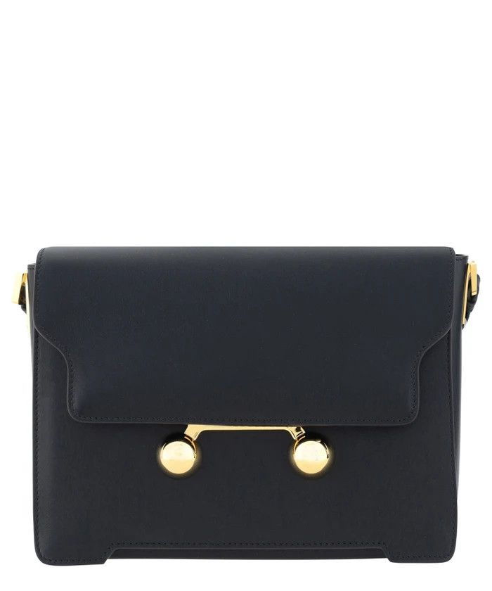 Marni o1s22i1n0525 Size: OS / Calfskin Shopping Bag in Black Size ONE SIZE - 1 Thumbnail