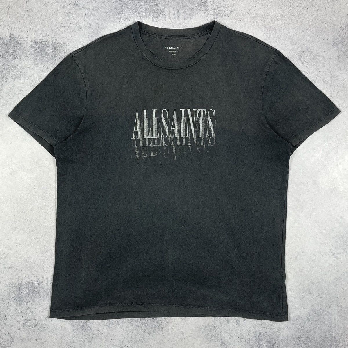 Allsaints Designer Allsaints Imprint y2k big logo oversize faded tee Size US S / EU 44-46 / 1 - 2 Thumbnail