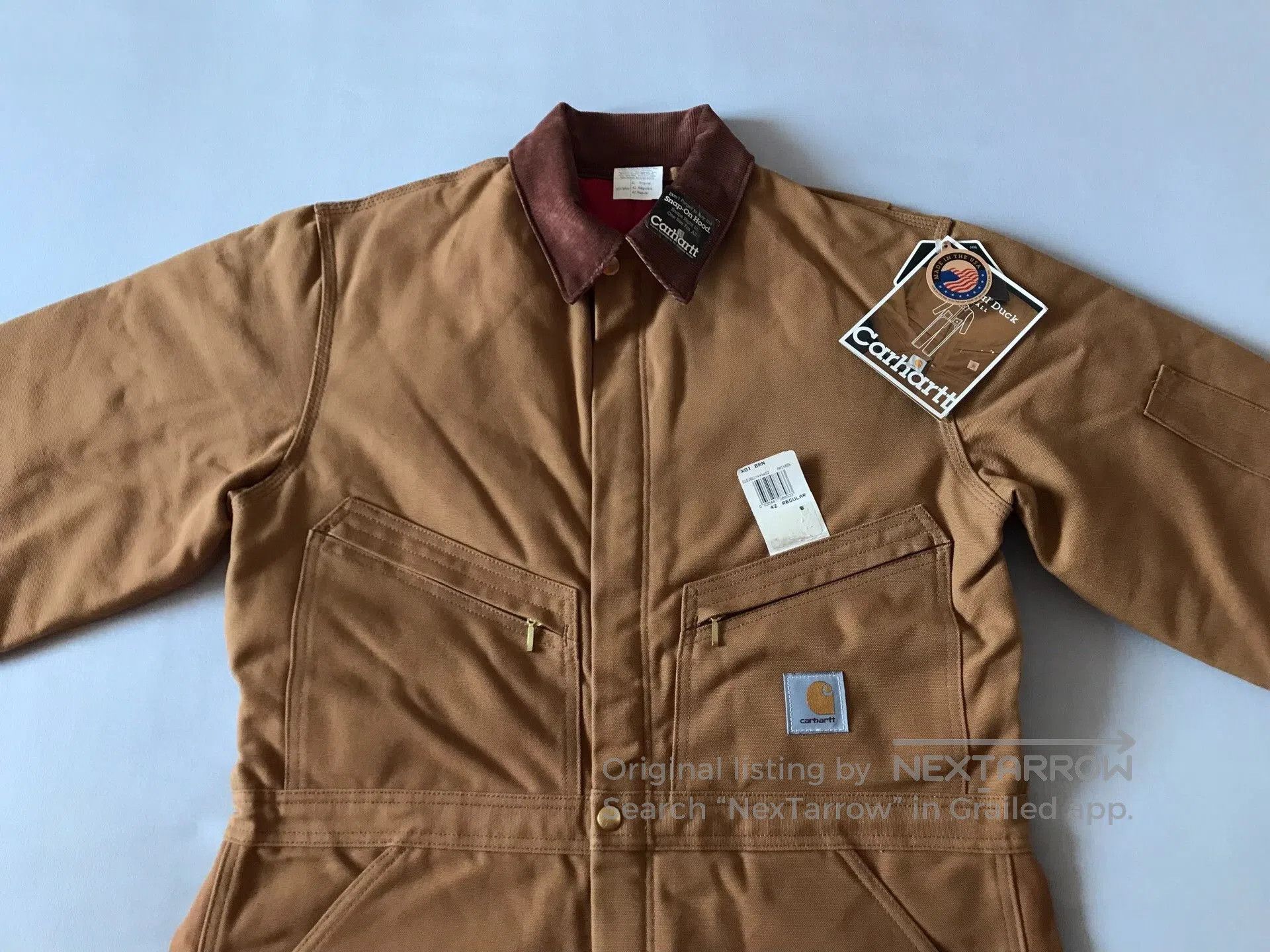Carhartt Carhartt X01 Brown Coveralls Size 42. Size US 26 / EU 42 - 3 Thumbnail