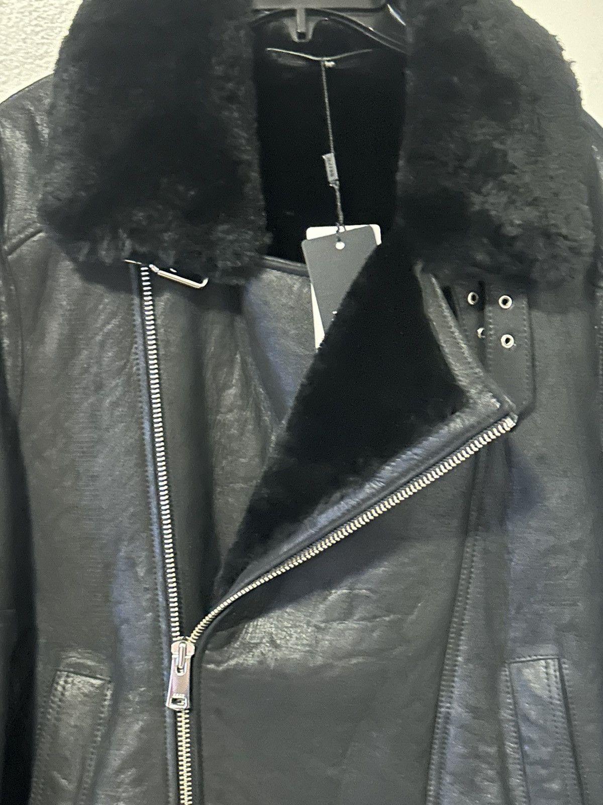 Reiss NWT men's leather Jacket Size US L / EU 52-54 / 3 - 6 Thumbnail
