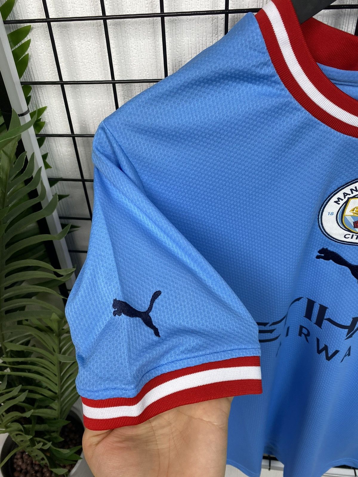 Puma Manchester City soccer jersey 2022 2023 Puma S size football Size US S / EU 44-46 / 1 - 13 Thumbnail