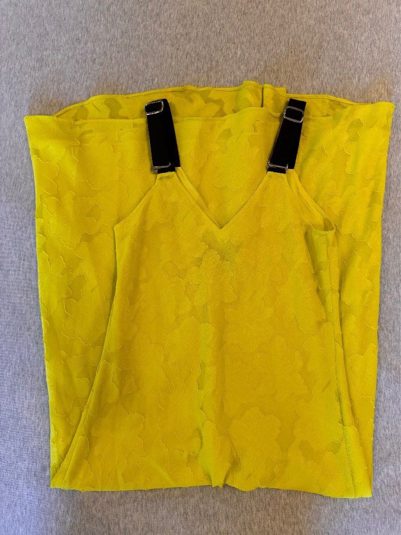 DKNY DKNY NEON YELLOW MAXIS DRESS SIZE 0 Size XXS / US 00 / IT 34 - 5 Thumbnail