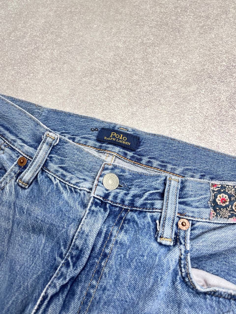 Polo Ralph Lauren × Vintage VINTAGE POLO RALPH LAUREN RLL PATCH WORK DENIM PANTS 29 Size US 29 - 4 Thumbnail