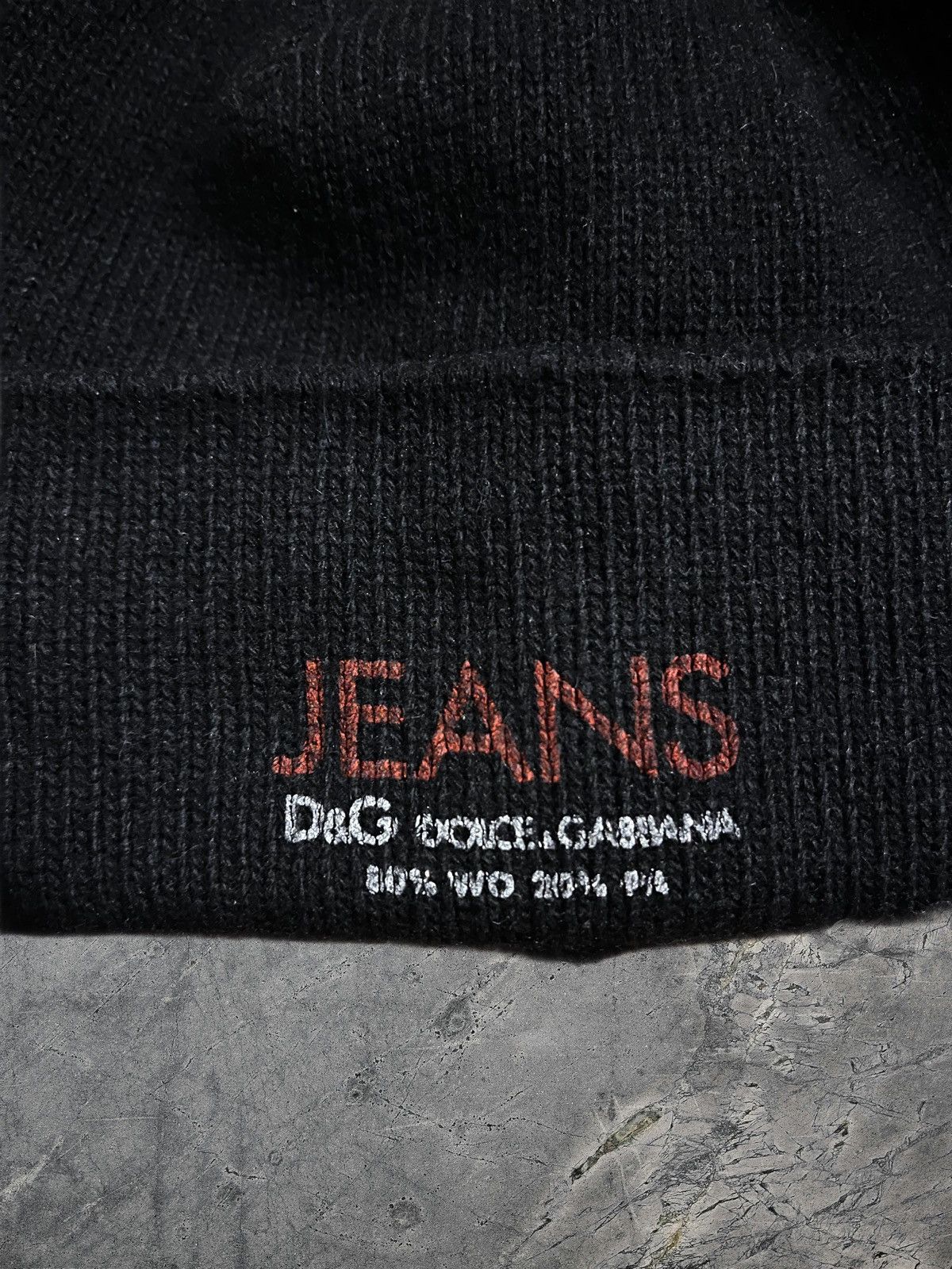 Dolce & Gabbana × Vintage Vintage Dolce & Gabbana jeans Lana Wool Hat Rare Size ONE SIZE - 2 Thumbnail