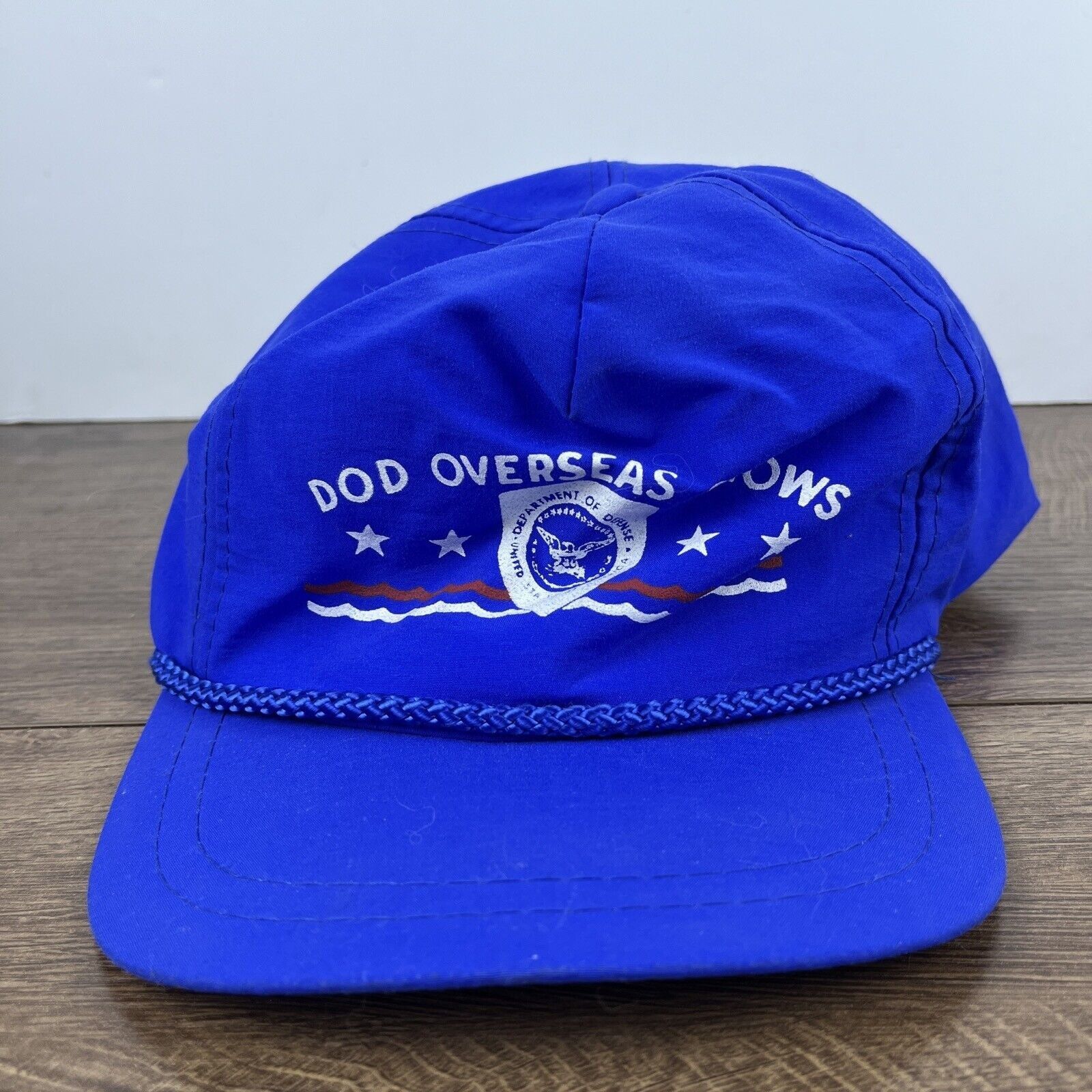 Other DOD Overseas Shows Hat DOD Blue Hat Snapback Adjustable Adul Size ONE SIZE - 3 Thumbnail