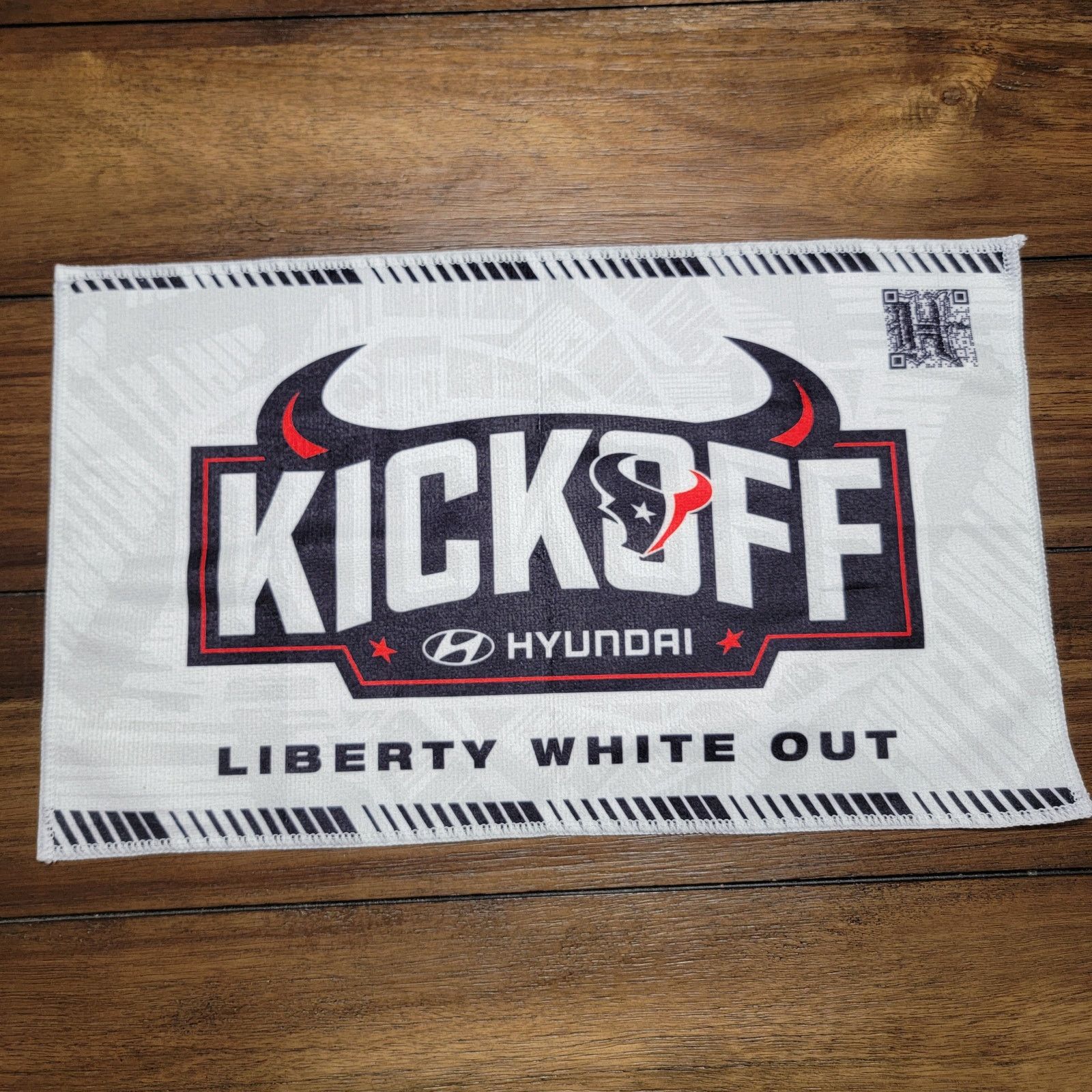 Other 2025 Houston Texans + Hyundai Liberty White Out Towel NEW Size ONE SIZE - 1 Thumbnail