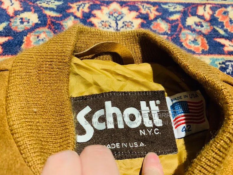 Other Yellow suede cowhide jacket Size US L / EU 52-54 / 3 - 3 Thumbnail