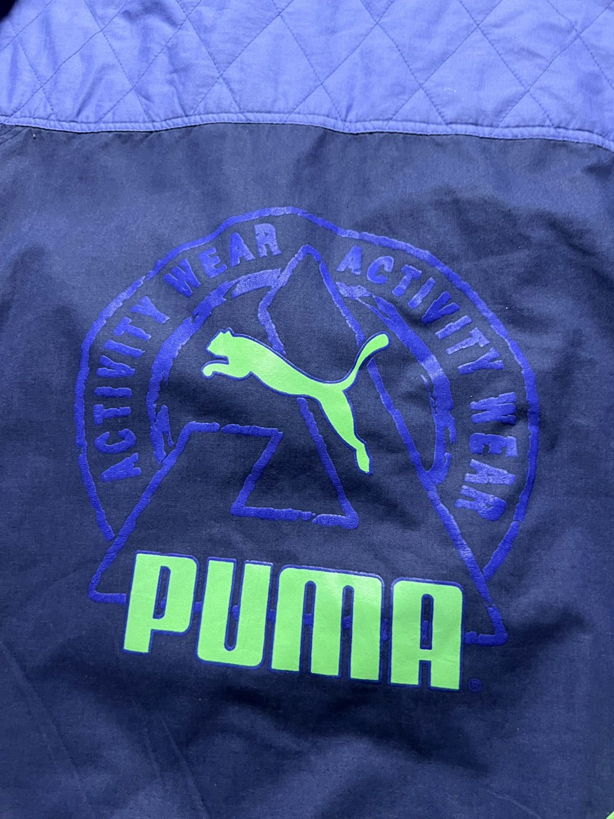 Puma 80x Vintage Puma Anorak Big Logo Striped Retro Baggy S Size US S / EU 44-46 / 1 - 3 Thumbnail