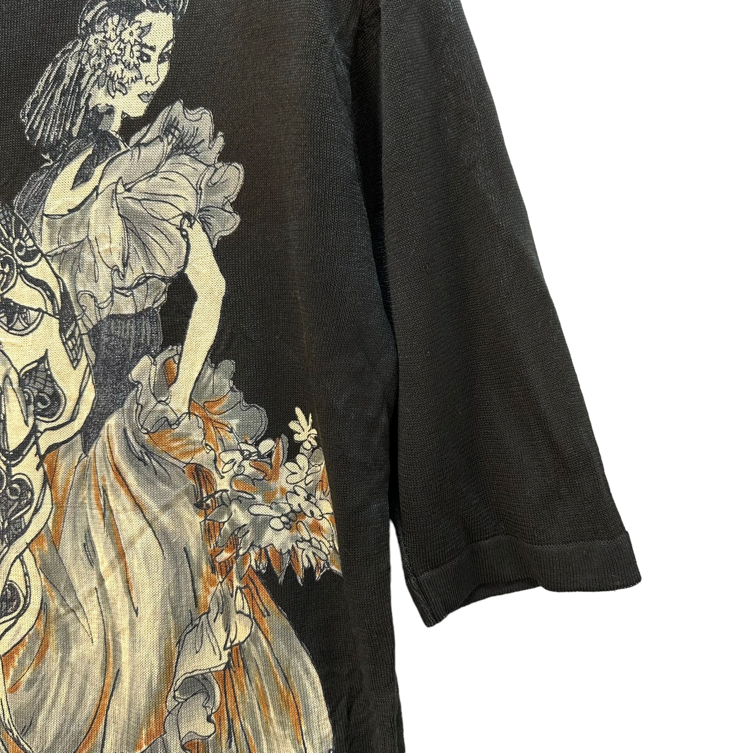 Japanese Brand PAOLO SINATTI ARTWORK ROMAN GRAPHIC TEES #9052-53 Size M / US 6-8 / IT 42-44 - 7 Thumbnail