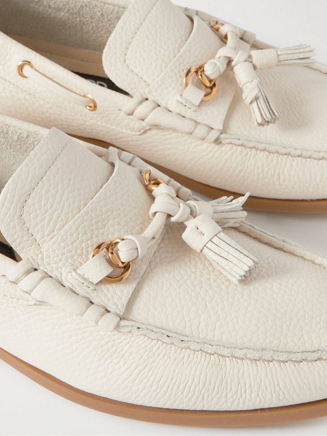 Tom Ford o1y0425 Logo Loafers in Ivory Size US 9 / EU 42 - 2 Thumbnail