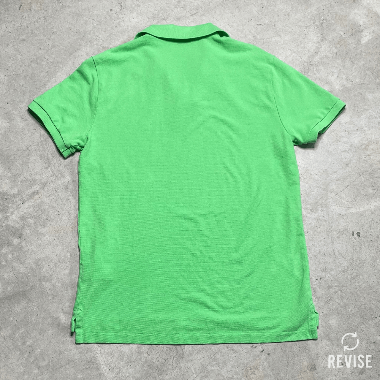 Polo Ralph Lauren Polo Ralph Lauren Green Polo Shirt Orange Logo Size M Size US M / EU 48-50 / 2 - 2 Thumbnail