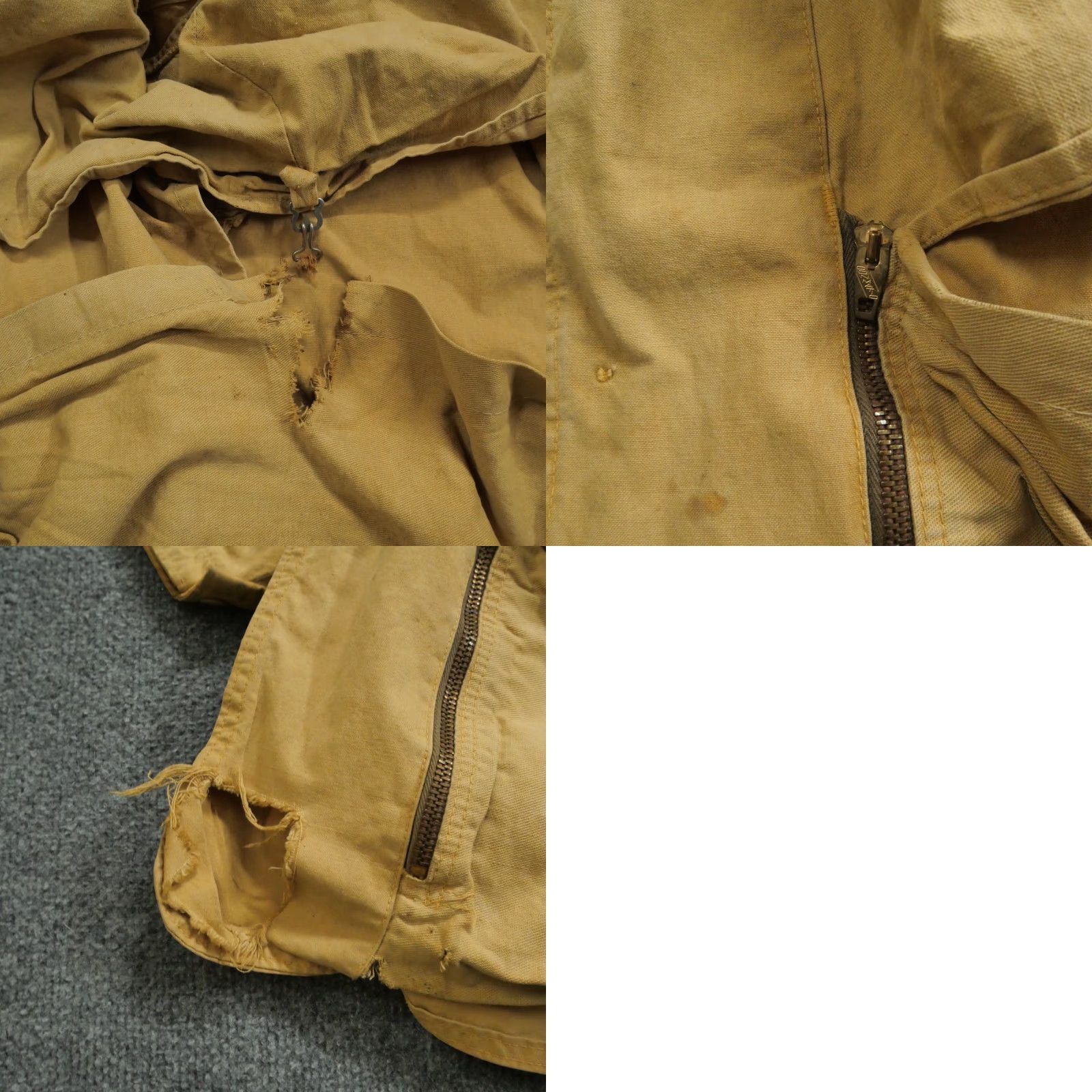 Vintage VINTAGE JC Higgins Hunting Jacket Mens Large Brown Canvas Game Pouch Shooting Bomber Jacket Hunting Mens Large Brown Canvas Jacket Size US L / EU 52-54 / 3 - 10 Thumbnail