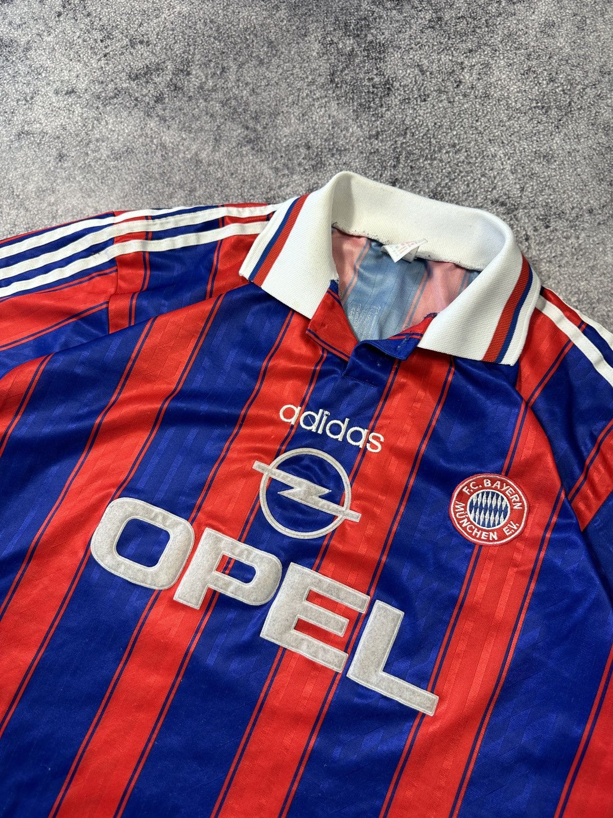 Adidas × Vintage Vintage Adidas Bayern Munich Opel Soccer Jersey Blokecore XL Size US XL / EU 56 / 4 - 2 Thumbnail