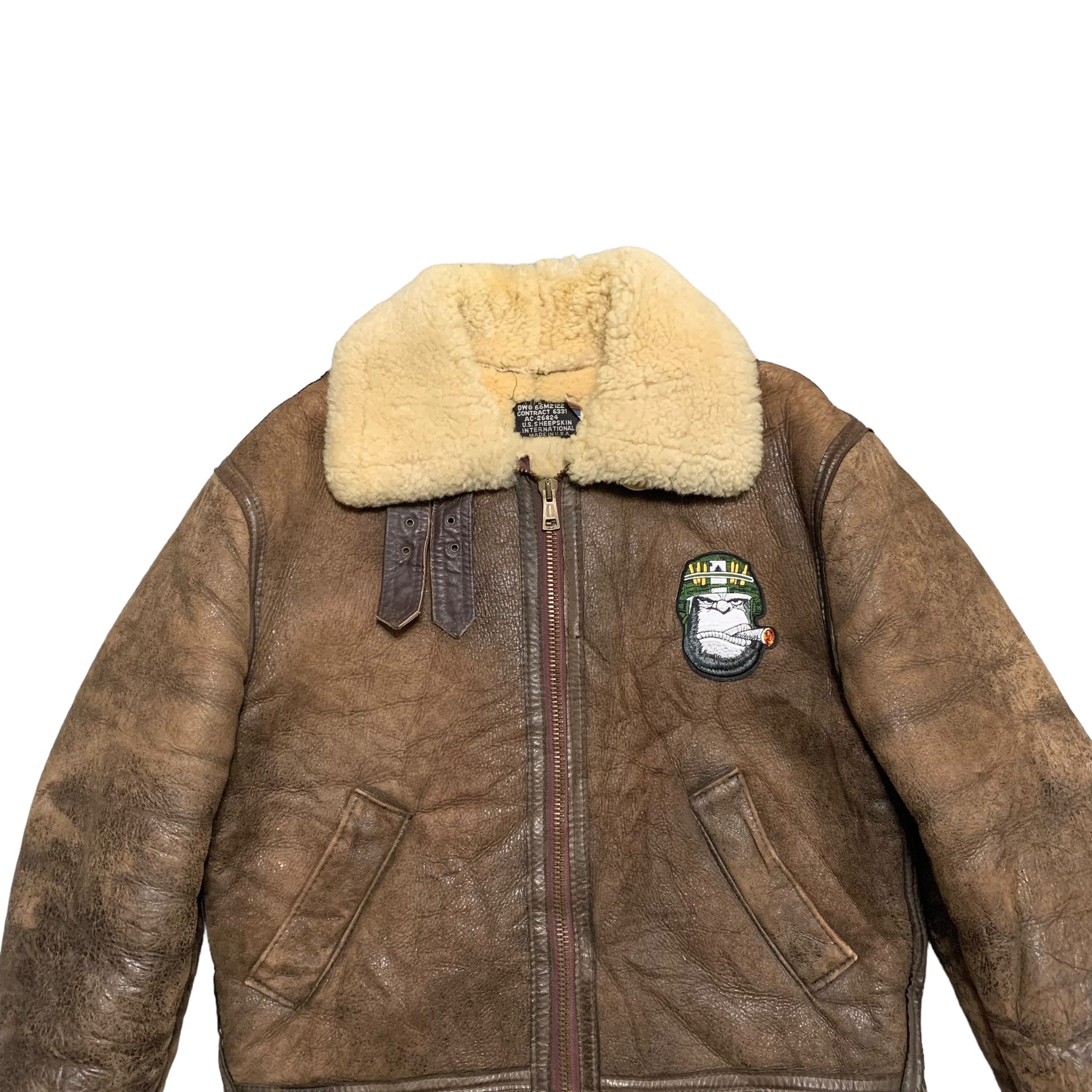 Other Vintage US Sheepskin International B3 Jacket Made In USA Size US M / EU 48-50 / 2 - 3 Thumbnail