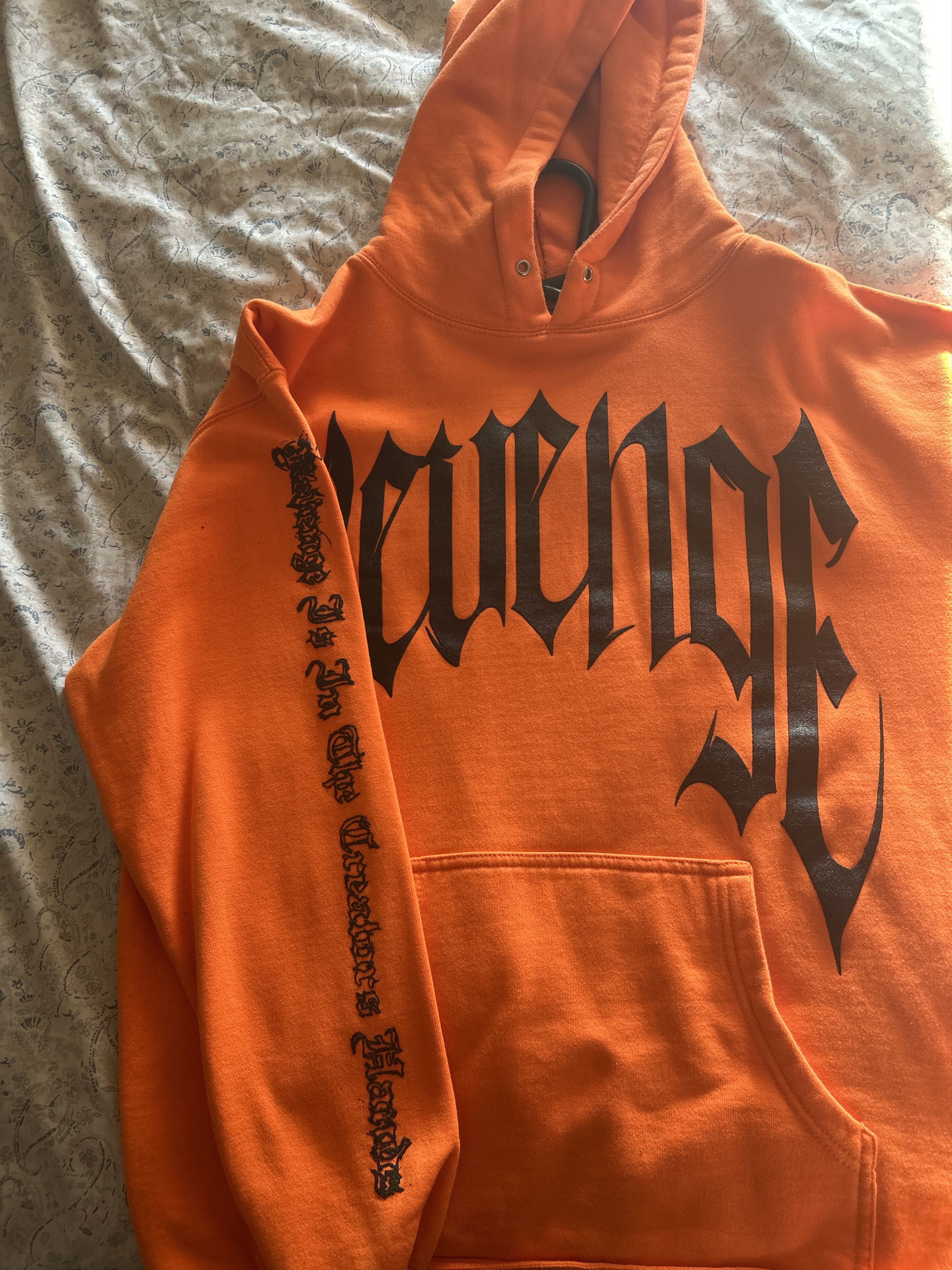 Revenge × Trippie Redd Revenge X Trippie Redd Smoking Arch Orange Hoodie Large Size US M / EU 48-50 / 2 - 2 Thumbnail