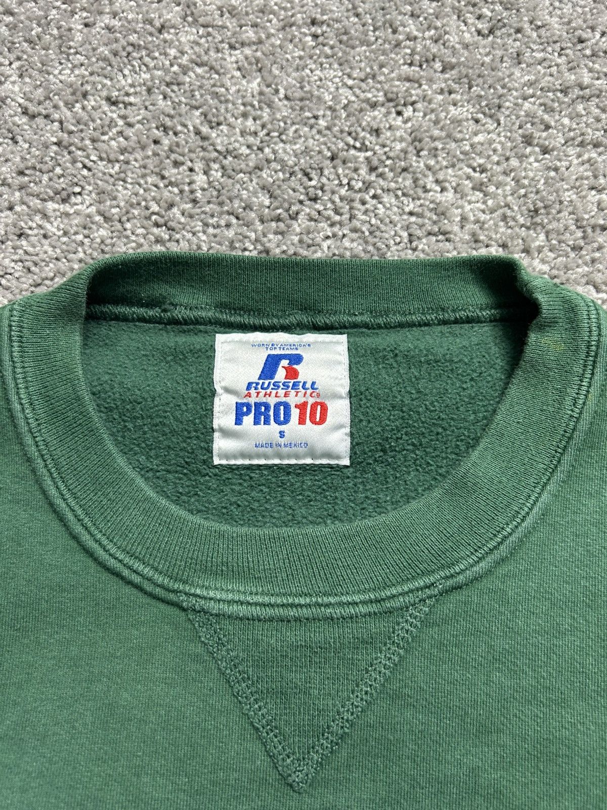 Russell Athletic × Vintage Vintage 90s Russell Beach Baseball Sweatshirt 1990s Size US S / EU 44-46 / 1 - 5 Thumbnail
