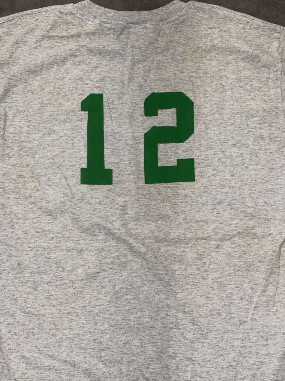 Hanes × Vintage Vtg Hanes Heavyweight 50/50 Mosley #12 t shirt Size US L / EU 52-54 / 3 - 4 Thumbnail