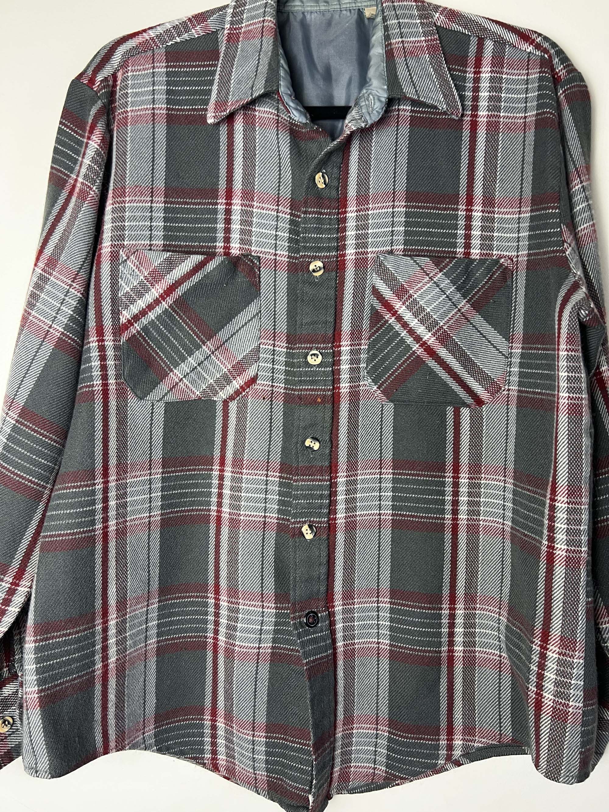 Vintage Vintage 1970's-1980's Sears Roebuck and Co. Style Flannel Size US L / EU 52-54 / 3 - 2 Thumbnail