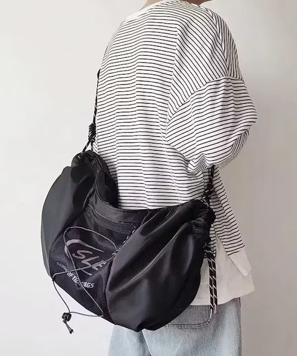 Japanese Brand Fashion Hiphop rope sling side bag messenger crossbody bag Size ONE SIZE - 1 Thumbnail