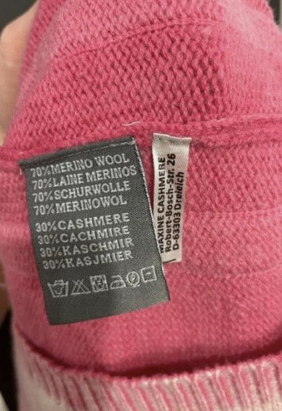 Vintage DDP Maxine Merino Wool Cashmere Button Knit Sweater Pink y2k Size S / US 4 / IT 40 - 12 Thumbnail