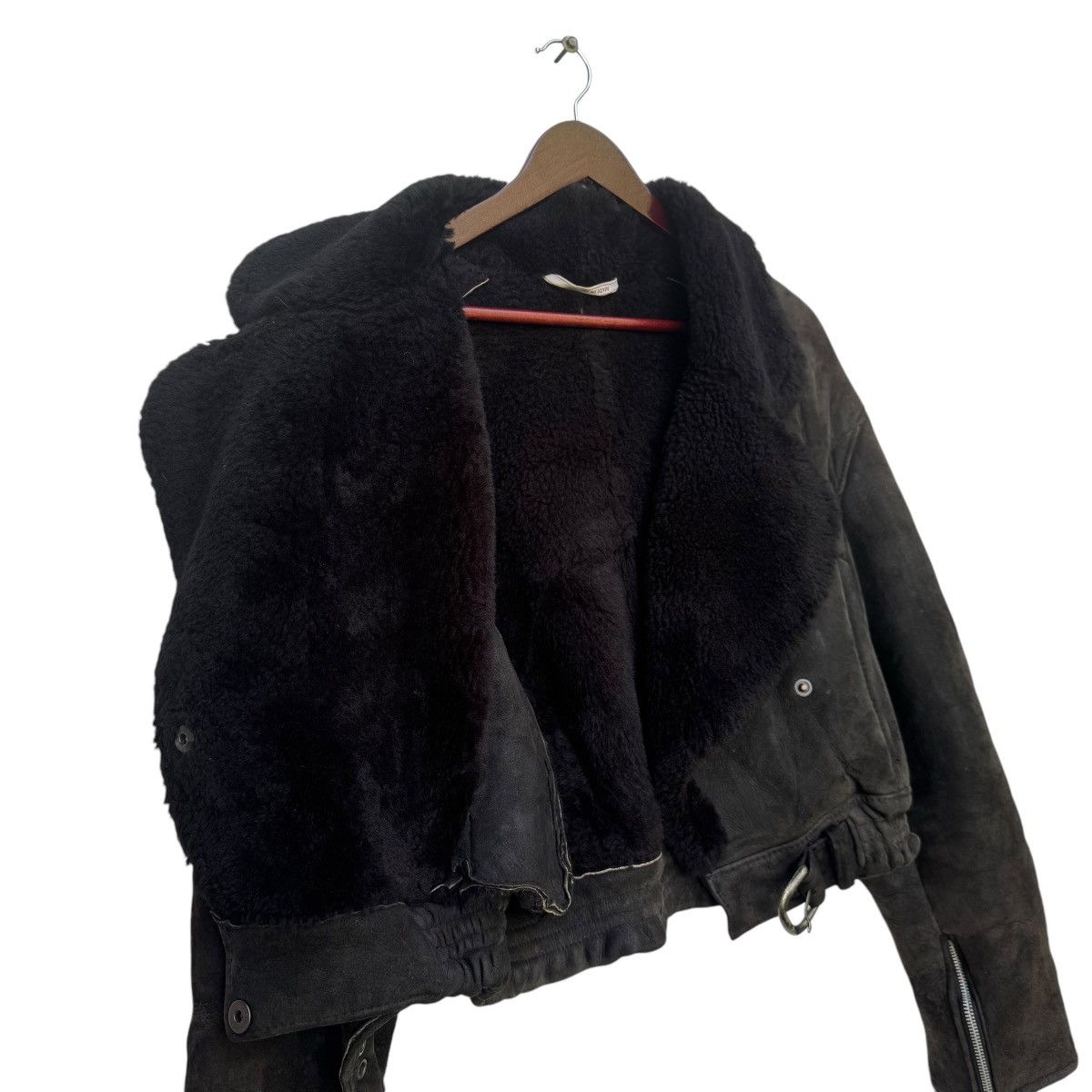 Designer O’ned Sheepskin Cropped Jacket Size XS / US 0-2 / IT 36-38 - 6 Thumbnail