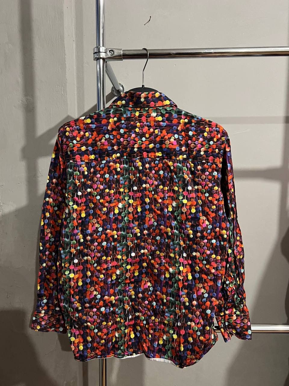 Other CLAUDIO LUGLI COUTURE ITALY ABSTRACT MENS BUTTON SHIRT SZ XL Size US XL / EU 56 / 4 - 10 Thumbnail